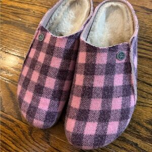 Birkenstock wool slippers woman’s size 40